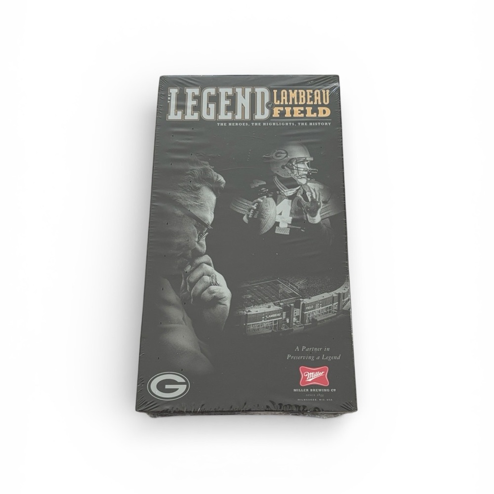 Sealed The Legend Of Lambeau Field VHS Tape Green Bay Packers Miller Brewing Co
